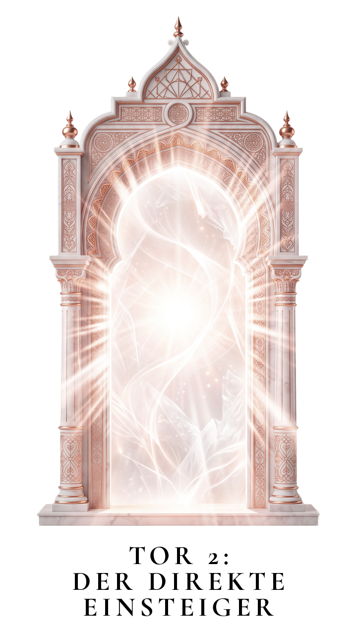 Dies markiert deine allererste Ausbildung im energetischen Bereich. Du umgehst lange, unkonkrete spirituelle Schleifen.
 ✦ 
Du erlernst die Akasha- und Kausalwelt-Arbeit von Tag eins an absolut fundiert, sicher und rein im gegenwärtigen Schöpfungspunkt.